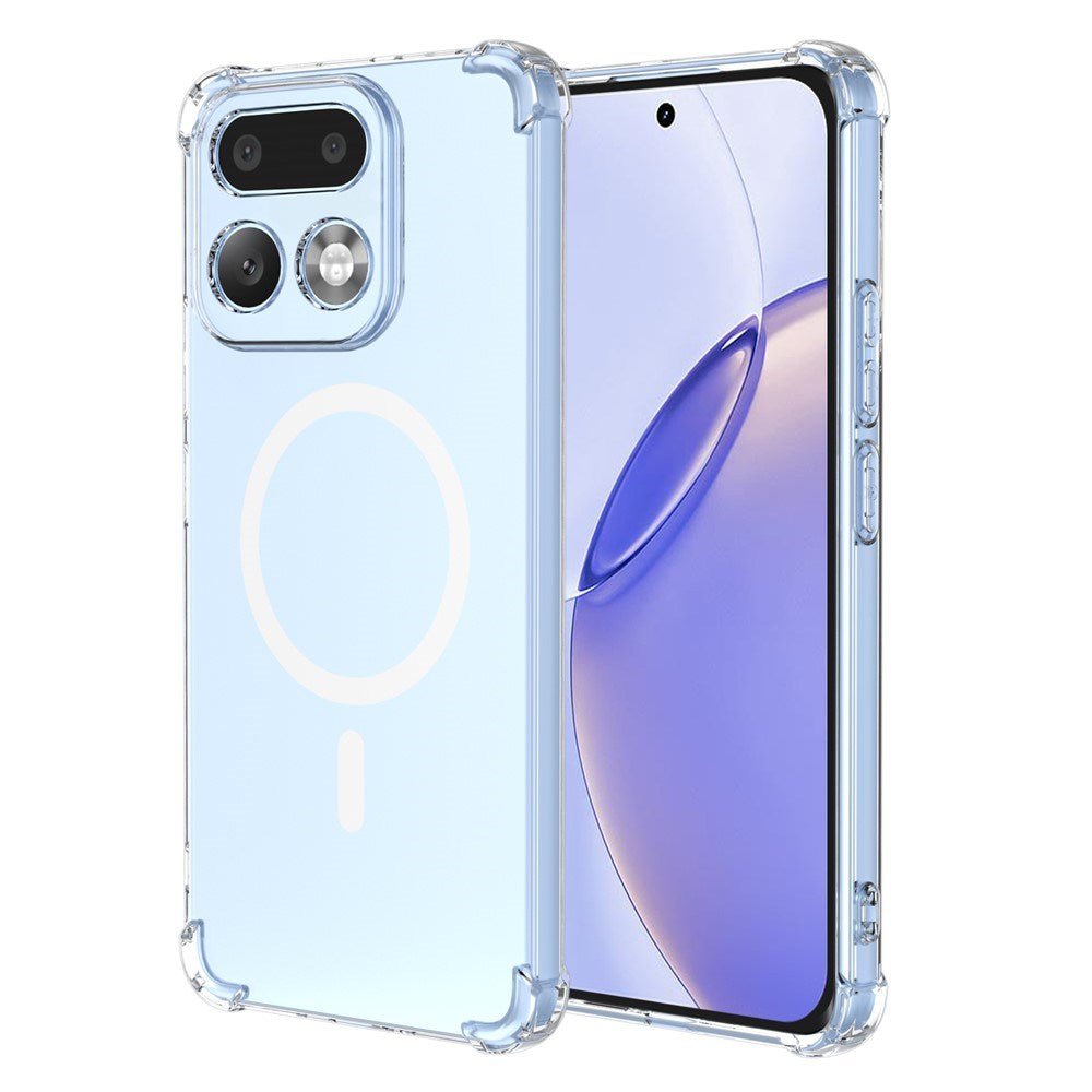 Realme 16 Pro EIDERWOOD Hybrid Plast Deksel m. Støtabsorberende Hjørner - MagSafe Kompatibel - Gjennomsiktig
