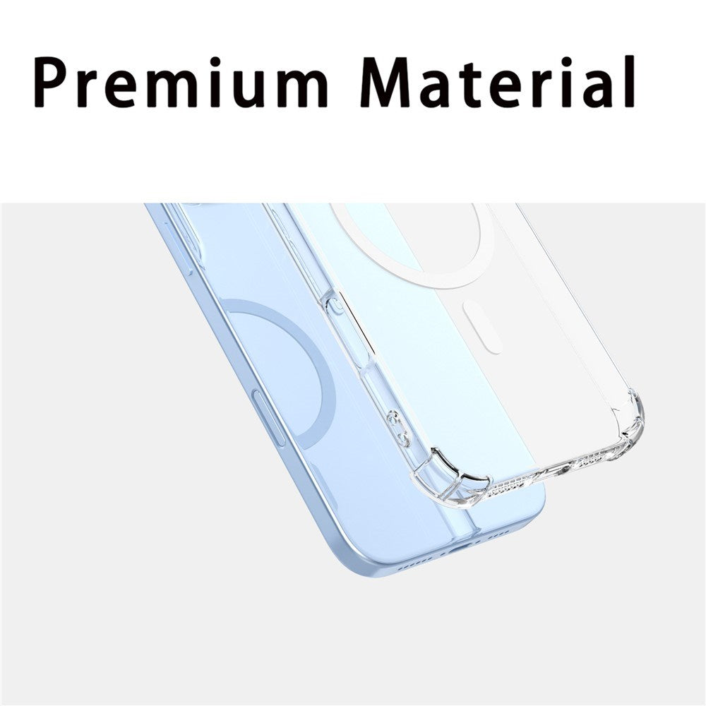 Realme 16 Pro EIDERWOOD Hybrid Plast Deksel m. Støtabsorberende Hjørner - MagSafe Kompatibel - Gjennomsiktig