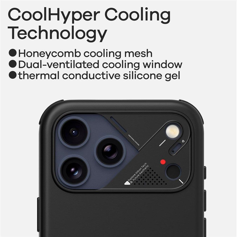 iPhone 17 Pro AULUMU Kunstskinn Deksel - MagSafe Kompatibel - Svart