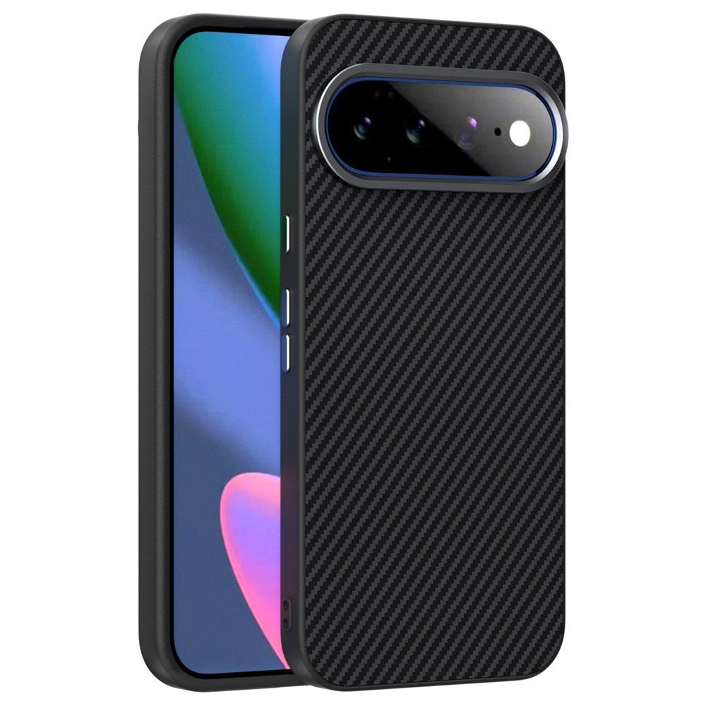 Google Pixel 11 Pro XL ABEEL Hybrid Deksel med Karbonfibertekstur - Svart