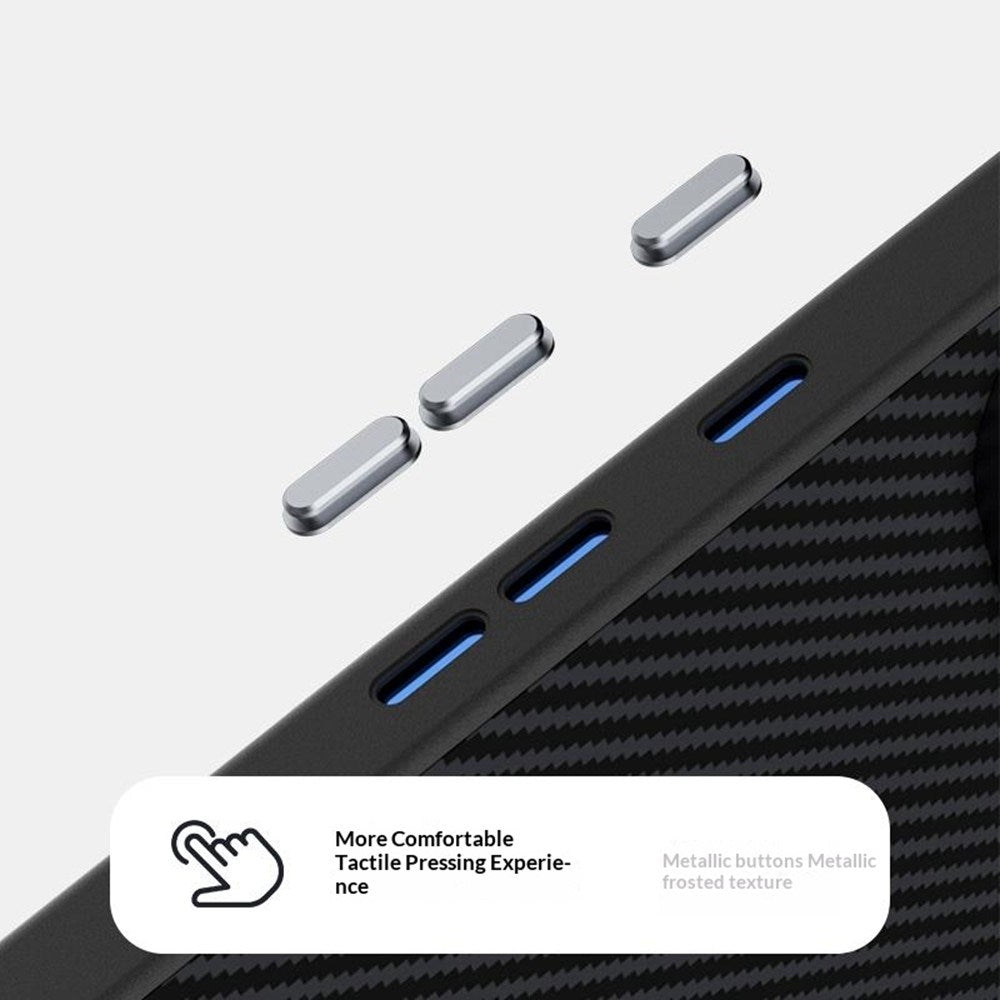 Google Pixel 11 Pro XL ABEEL Hybrid Deksel med Karbonfibertekstur - Svart