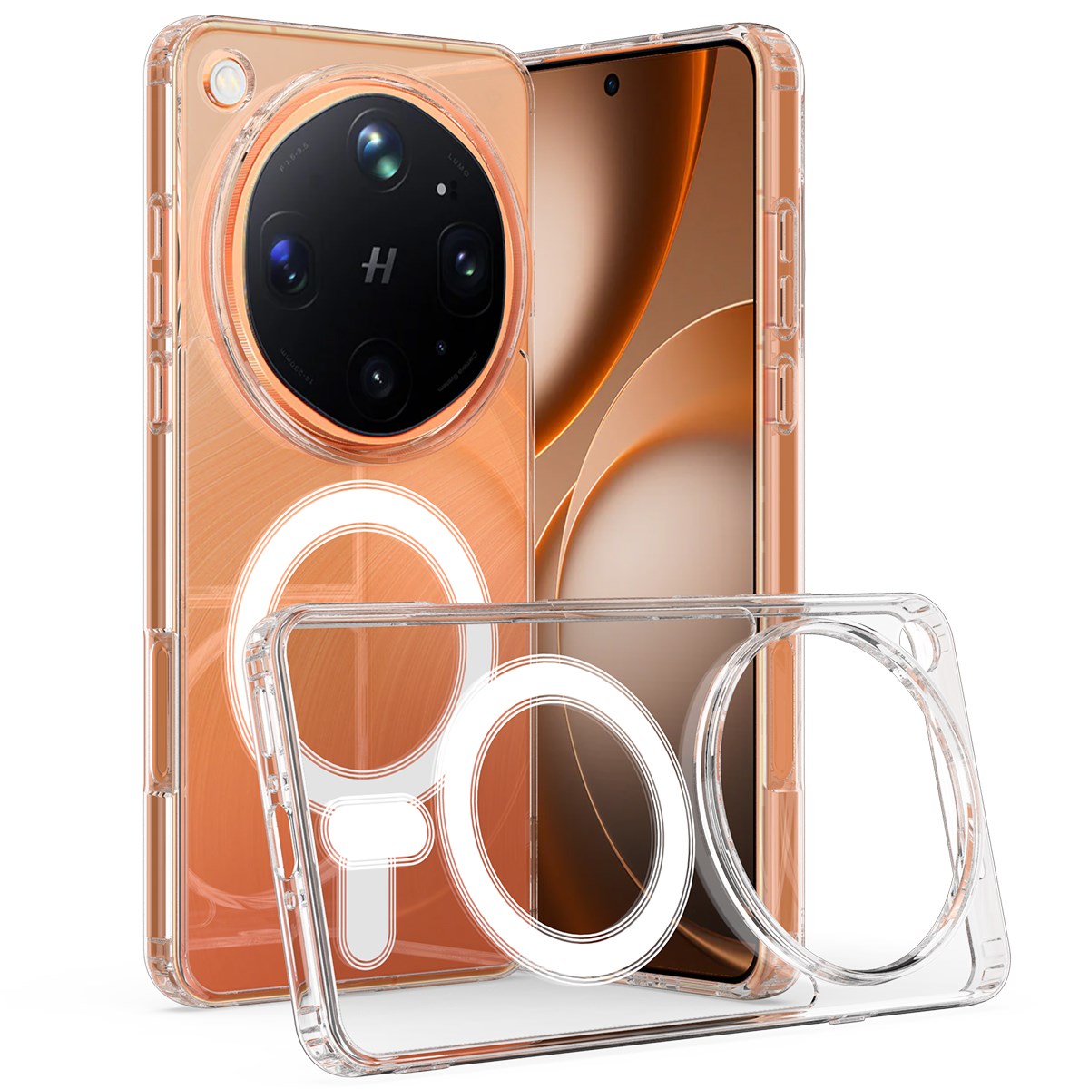 OPPO Find X9 Ultra EIDERWOOD Hybrid Deksel - MagSafe Kompatibel - Gjennomsiktig