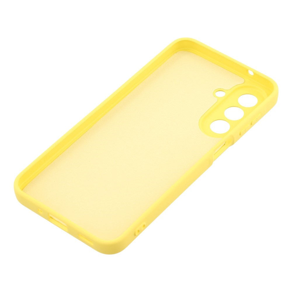 Samsung Galaxy A27 EIDERWOOD Fôret Fleksibelt Plast Deksel - Gul