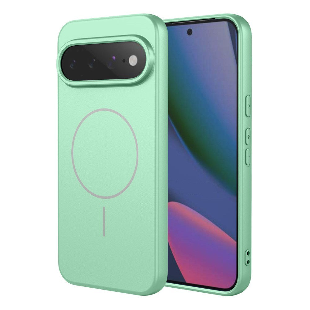 Google Pixel 11 Pro XL EIDERWOOD Fleksibelt Plast Deksel m. Fôr Innvendig - MagSafe Kompatibel - Lysgrønn