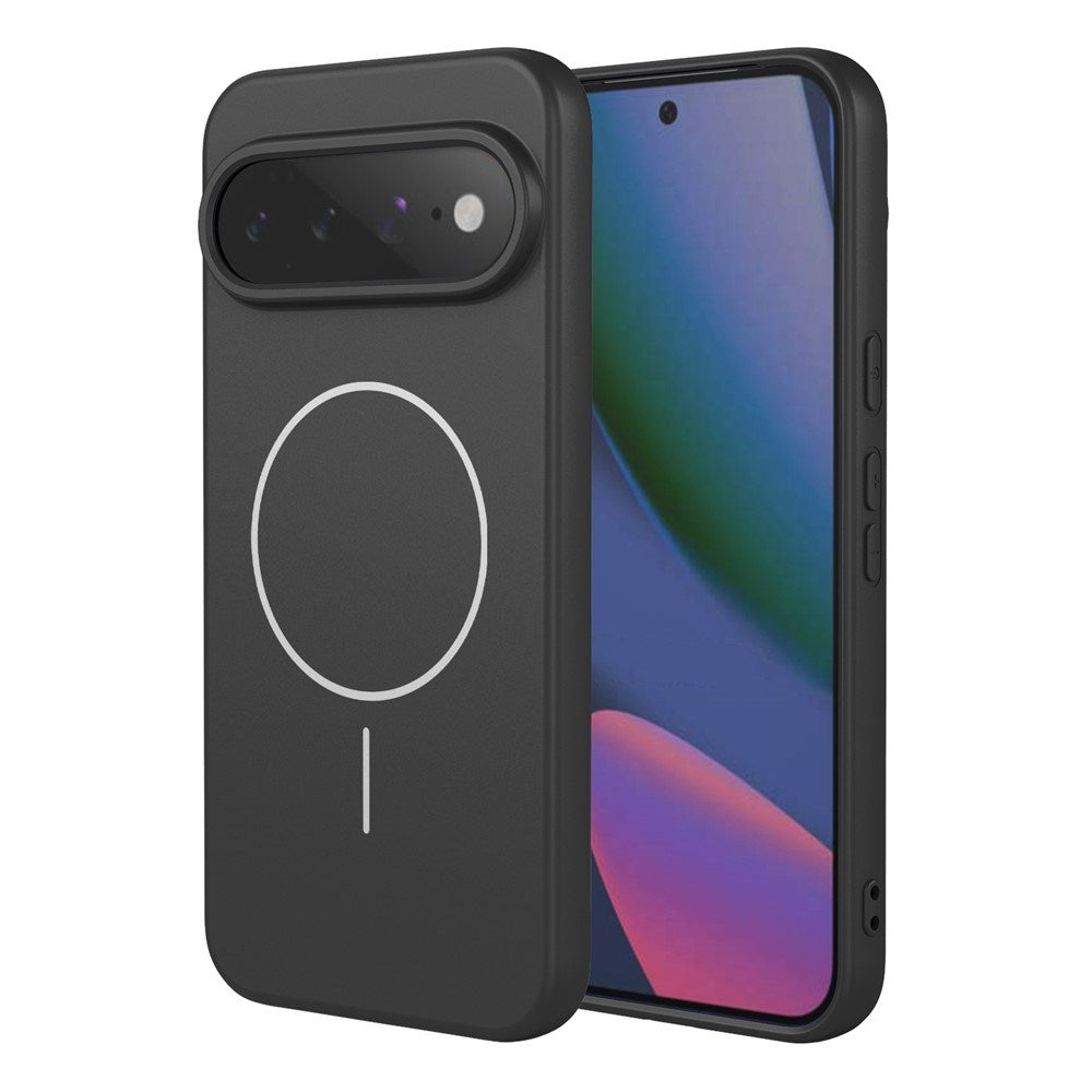 Google Pixel 11 Pro XL EIDERWOOD Fleksibelt Plast Deksel m. Fôr Innvendig - MagSafe Kompatibel - Svart