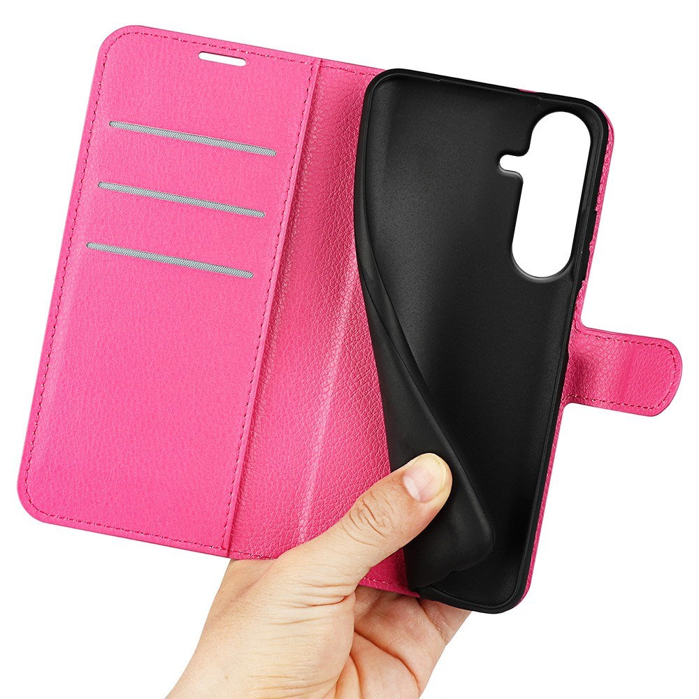 Samsung Galaxy S26 FE EIDERWOOD Flip Deksel med Kortholder & Stativfunksjon - Pink