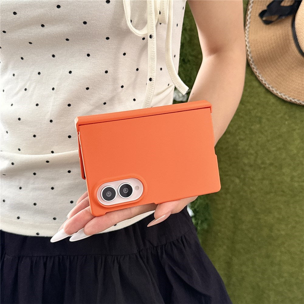 Samsung Galaxy Z Fold8 EIDERWOOD Hard Plast Deksel med Hengsel - Oransje