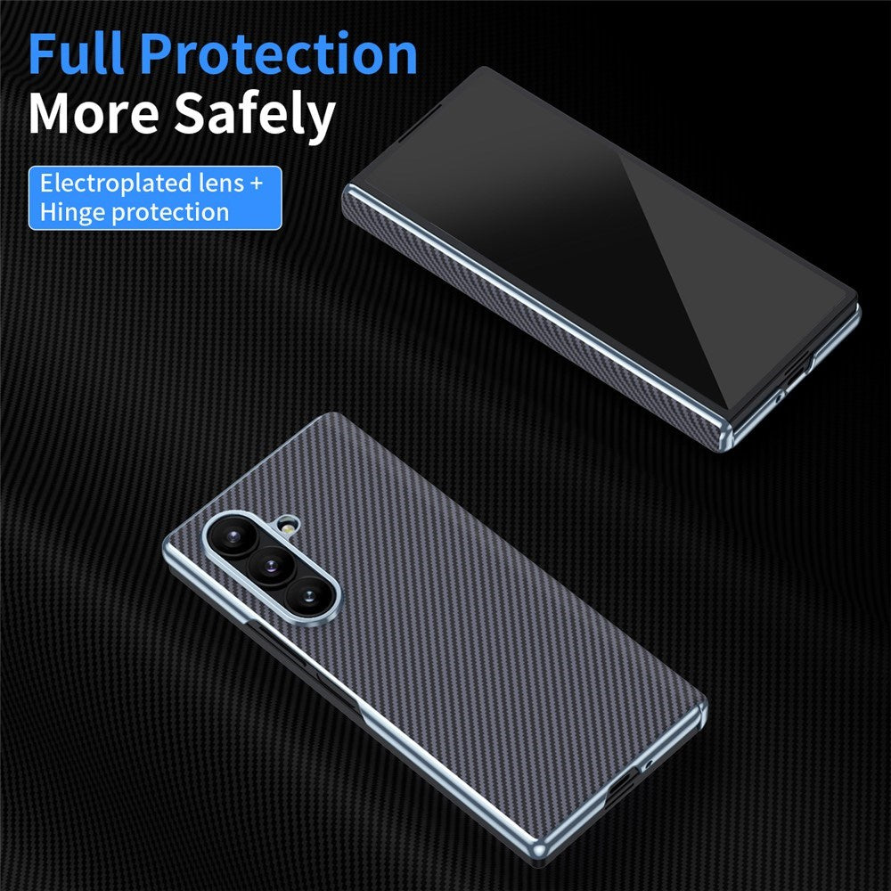 Samsung Galaxy Z Fold8 Ultra EIDERWOOD Karbonfiber Deksel – Svart