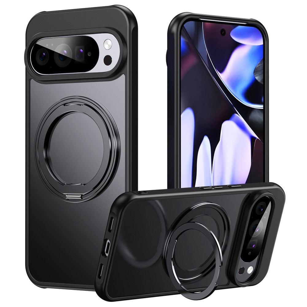 Google Pixel 11 Pro XL EIDERWOOD Hybrid Deksel med Kickstand - Svart