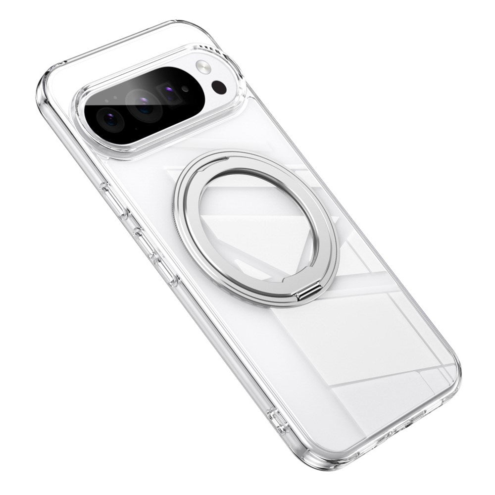 Google Pixel 11 Pro XL EIDERWOOD Hybrid Deksel med Kickstand - Sølv