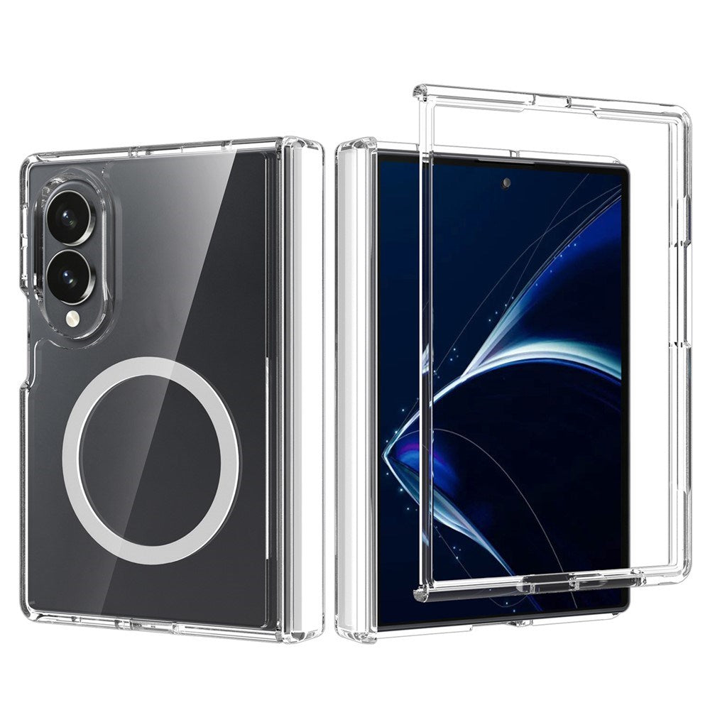 Samsung Galaxy Z Fold8 EIDERWOOD Hybrid All-Around Beskyttende Deksel - MagSafe Kompatibel - Gjennomsiktig