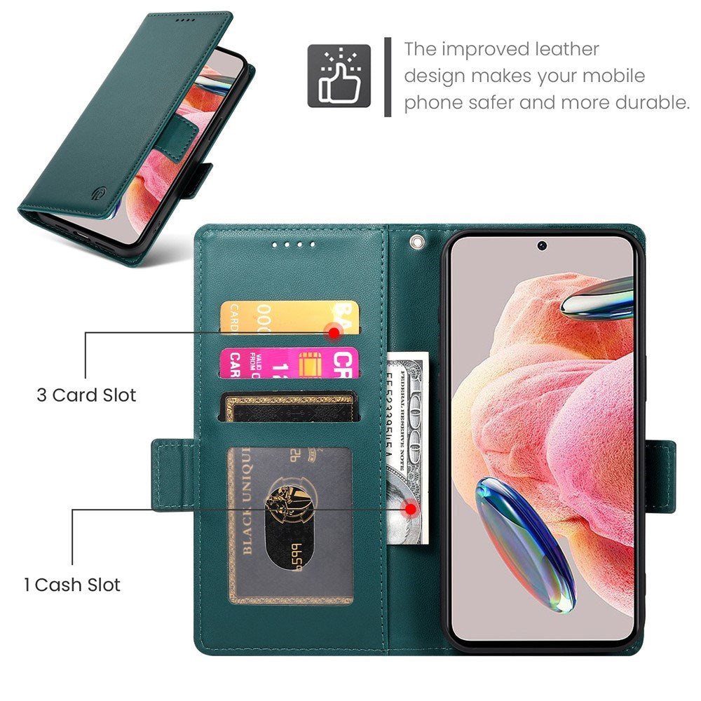 OPPO Reno16 F (5G) EIDERWOOD Kunstskinn Flipdeksel med Kortholder - Grønn