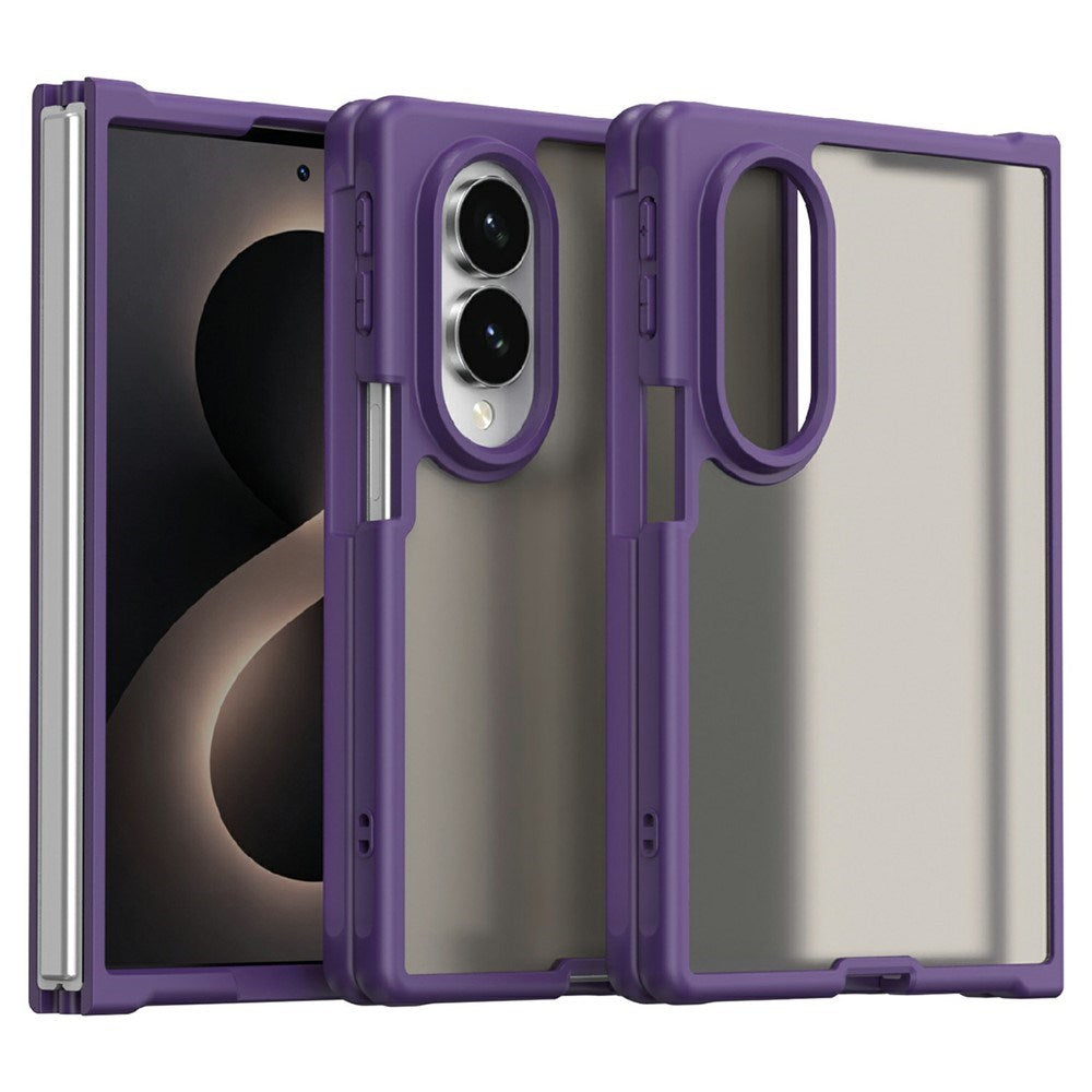 Samsung Galaxy Z Fold8 EIDERWOOD Matte Hybrid Deksel – Lilla