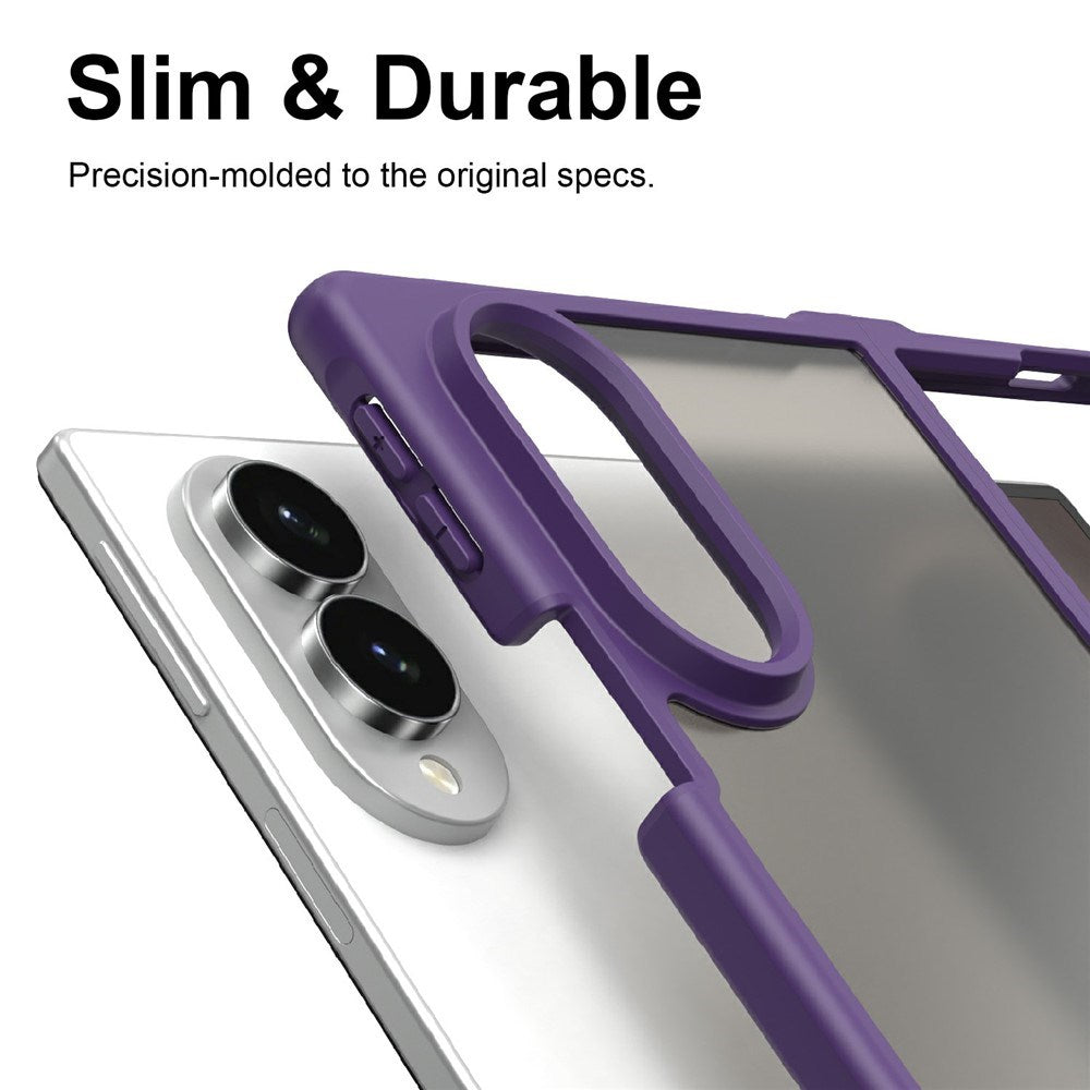 Samsung Galaxy Z Fold8 EIDERWOOD Matte Hybrid Deksel – Lilla