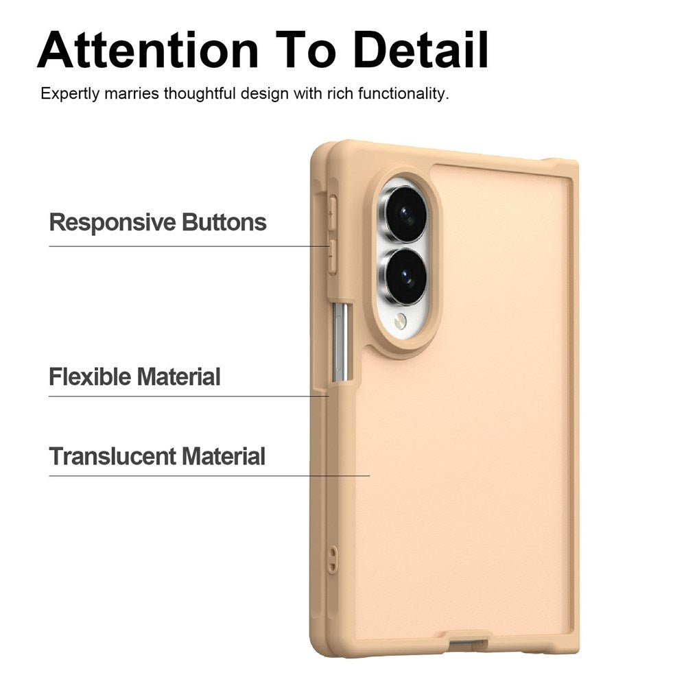 Samsung Galaxy Z Fold8 EIDERWOOD Matte Hybrid Deksel – Gul