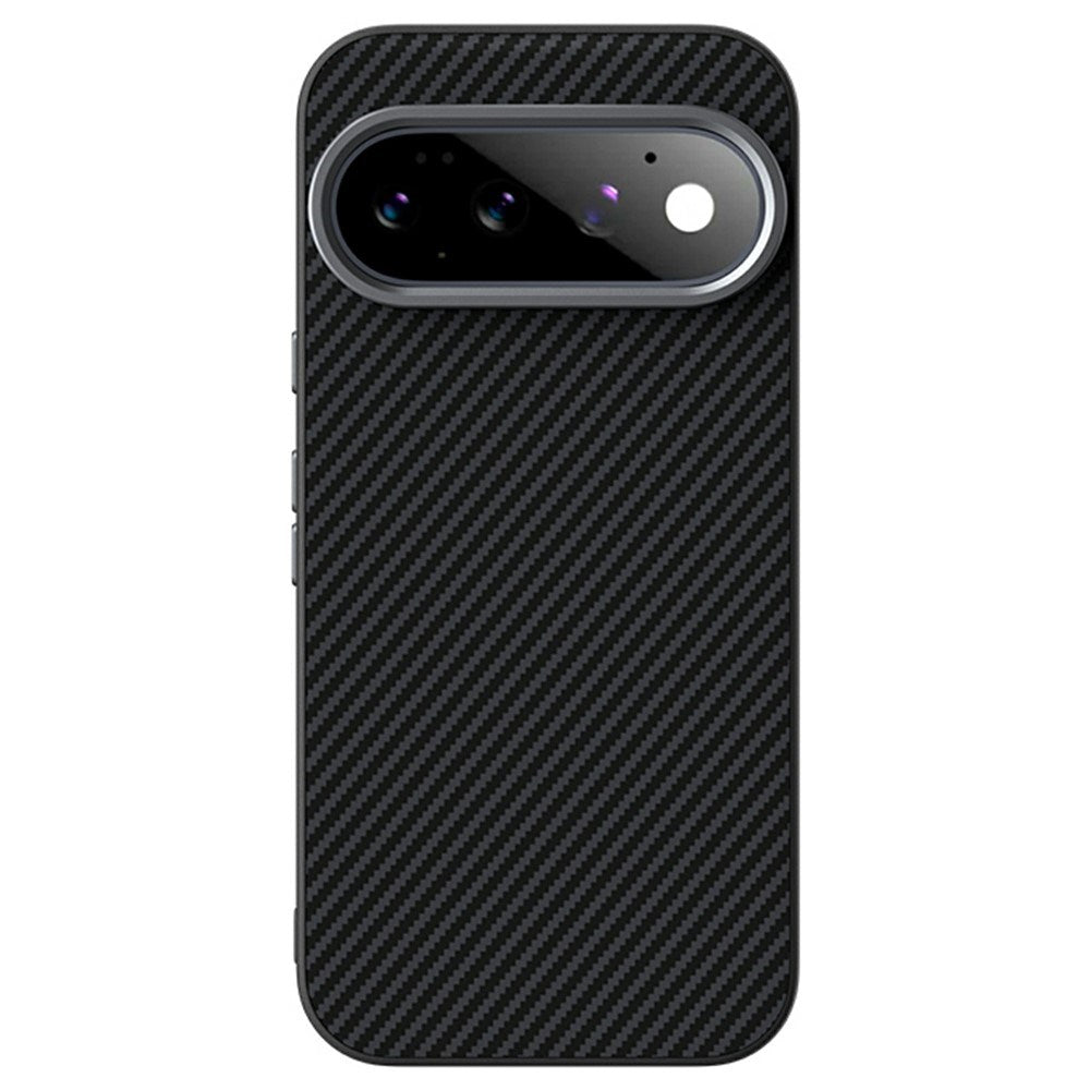 Google Pixel 11 Pro ABEEL Hybrid Deksel med Karbonfibertekstur - Svart