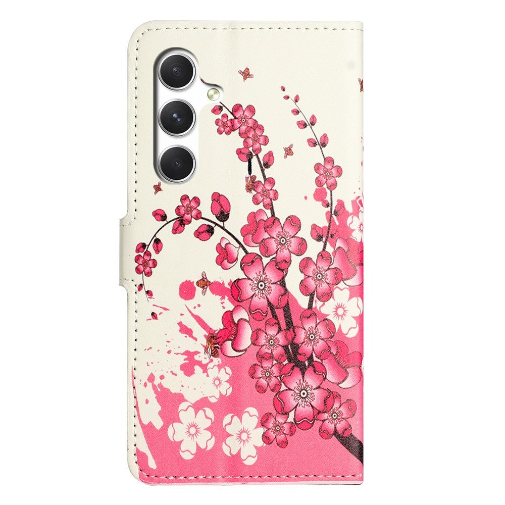Samsung Galaxy S26 FE EIDERWOOD Flip Deksel med Kortholder og Stativ Funksjon - Blomster