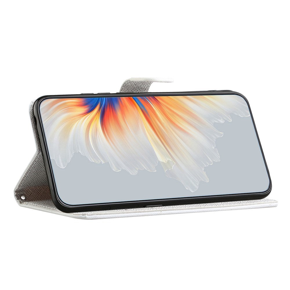 Samsung Galaxy S26 FE EIDERWOOD Flip Deksel med Kortholder og Stropp - Fjær