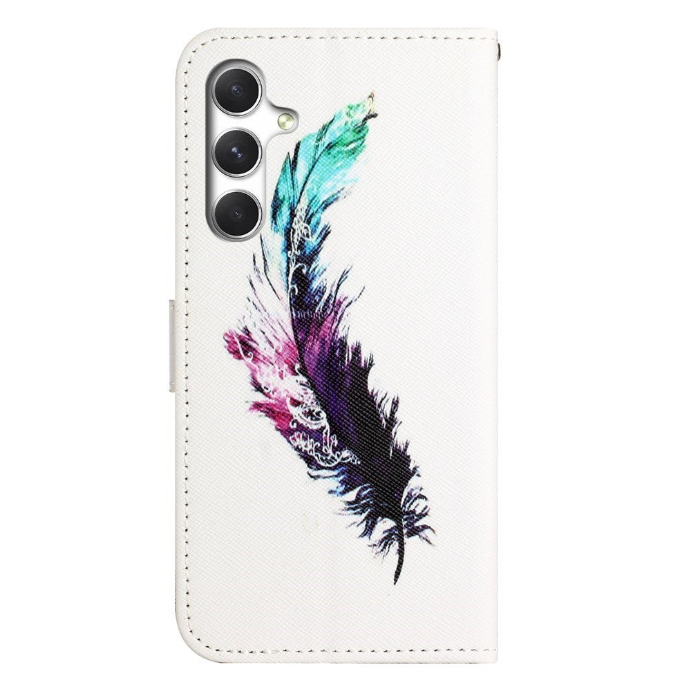 Samsung Galaxy S26 FE EIDERWOOD Flip Deksel med Kortholder og Stropp - Fjær