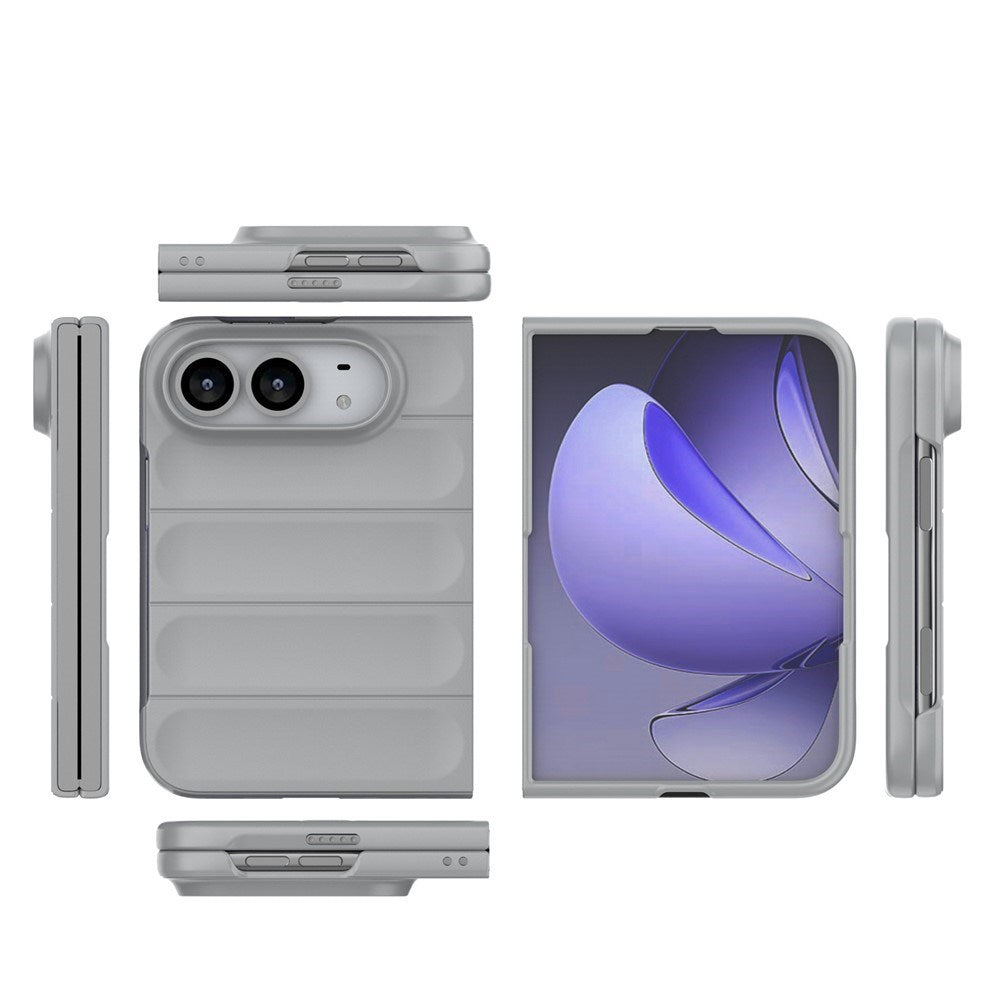 iPhone Fold EIDERWOOD Robust Plast Deksel - Grå