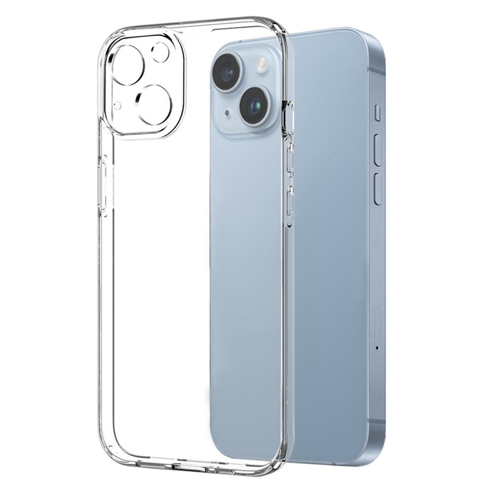 NORTHJO iPhone 14 2-i-1 Sett Fleksibelt Plast Deksel med Herdet Beskyttelsesglass - Gjennomsiktig