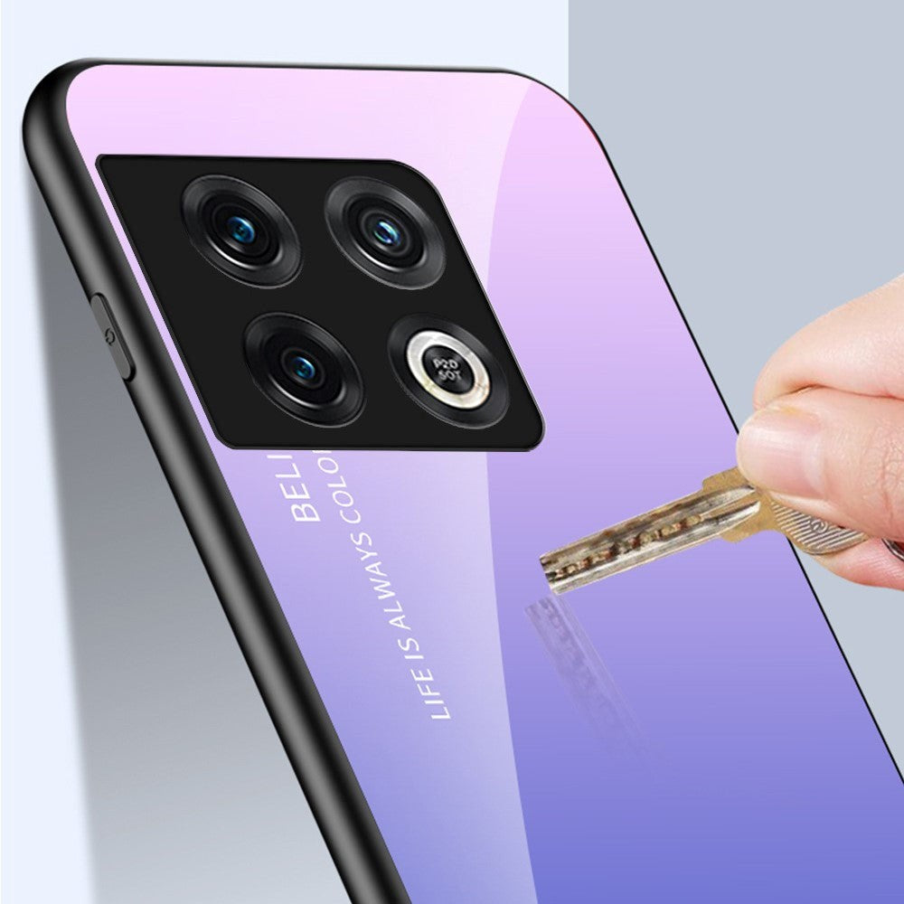OnePlus 11 Glass Bakdeksel - Hello - Grå / Svart