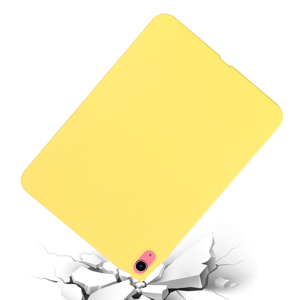 iPad 11" (2025) / iPad 10.9" (2024/2022) Liquid Silikone Shockproof Deksel - Gul