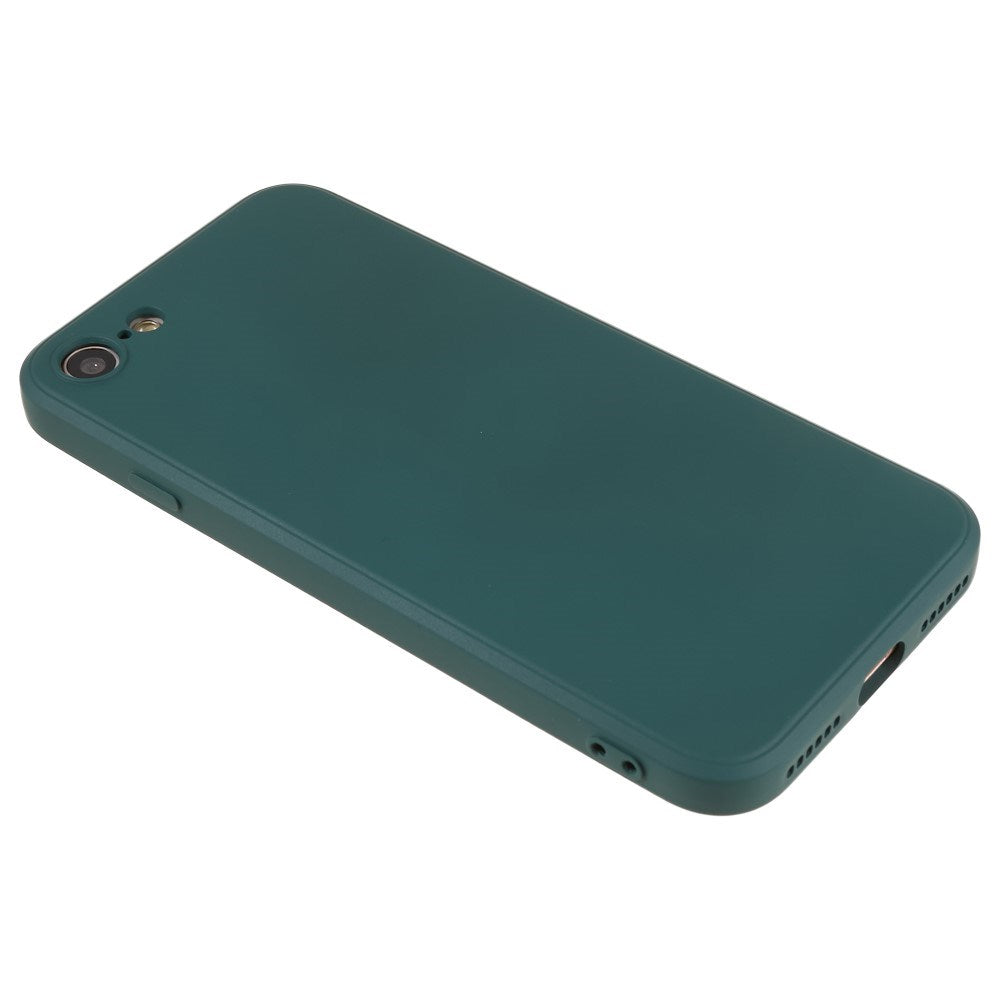 EIDERWOOD iPhone SE (2022 / 2020) / 8 / 7 Fôret Fleksibelt Plast Deksel - Mørk Grønn