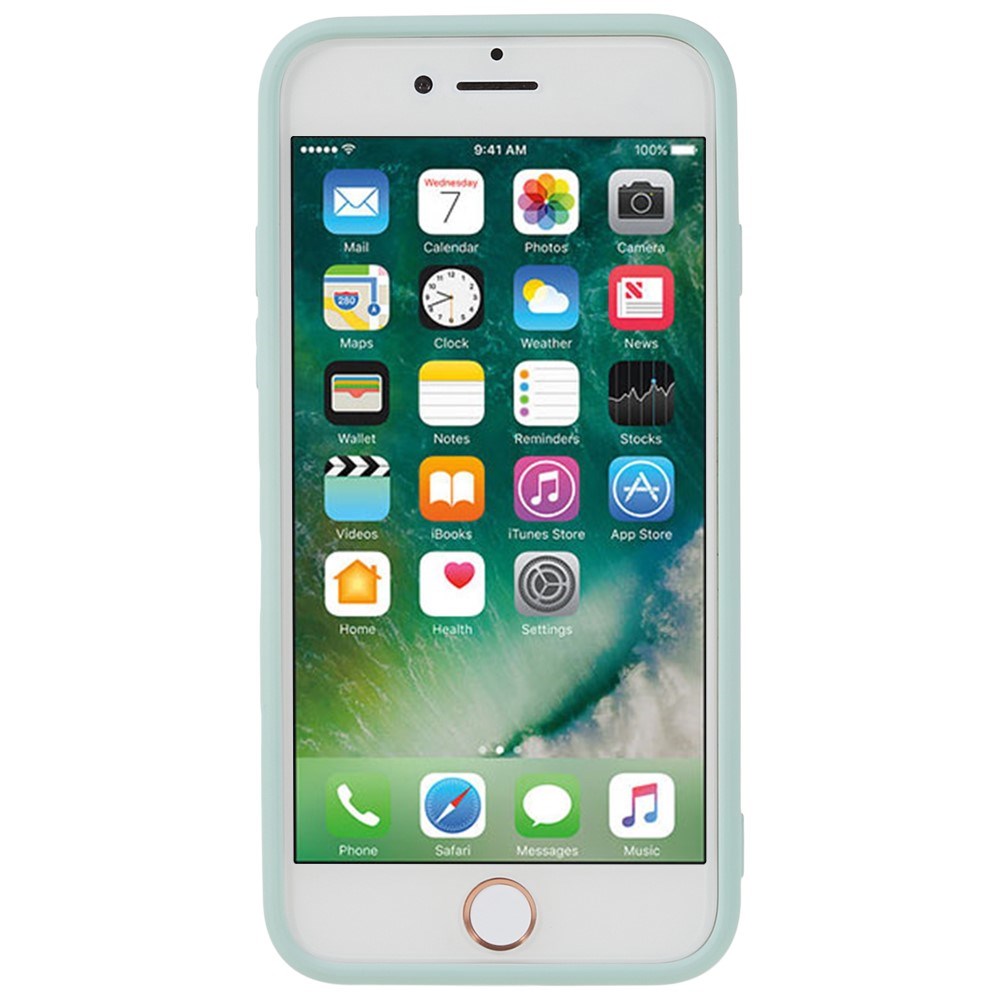 EIDERWOOD iPhone SE (2022 / 2020) / 8 / 7 Fôret Fleksibelt Plast Deksel - Lyseblå