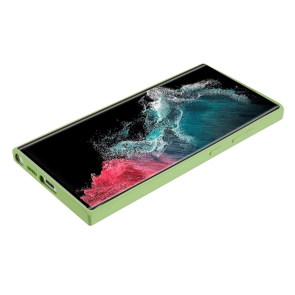 EIDERWOOD Samsung Galaxy S22 Ultra Fôret Fleksibelt Plast Deksel - Lysgrønn