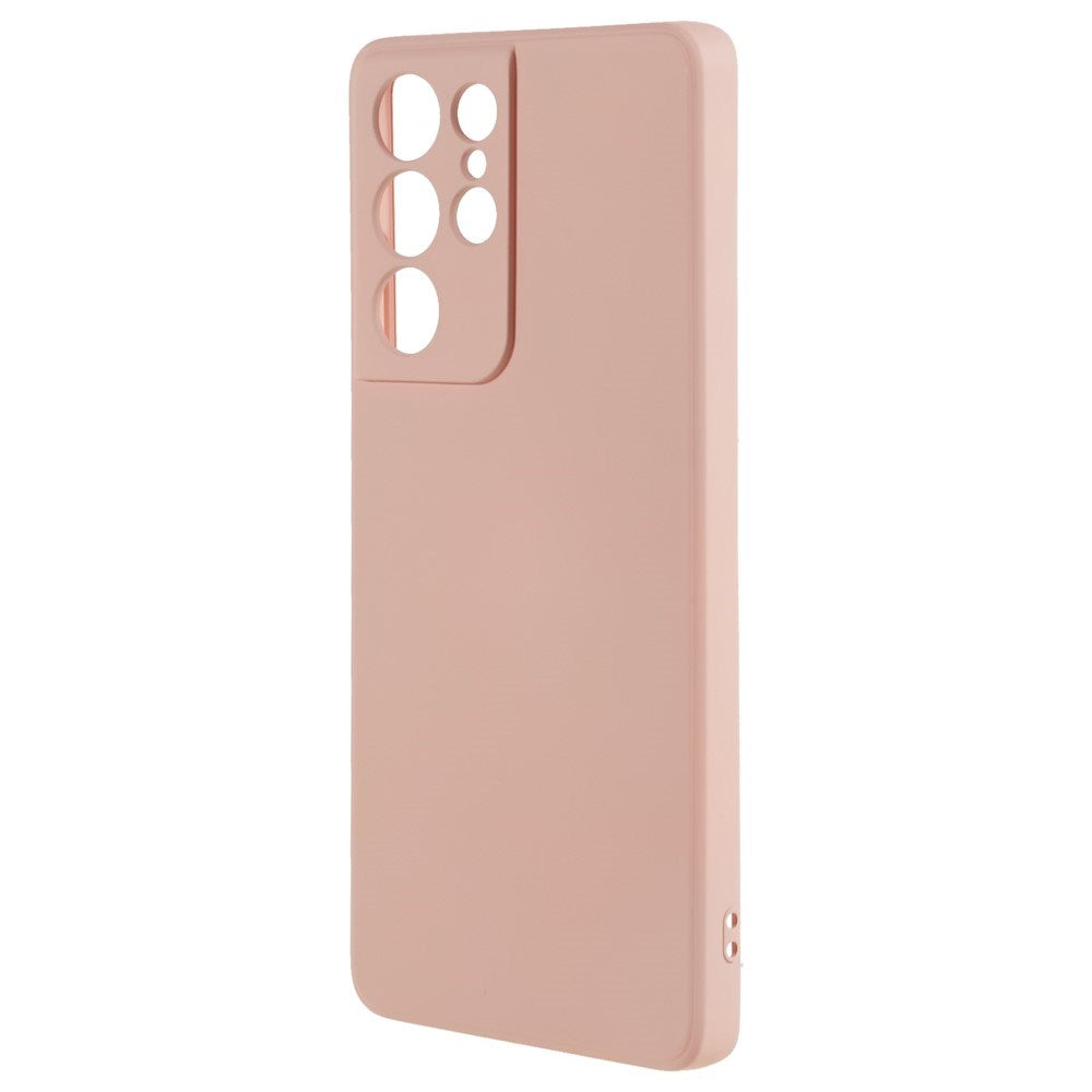 EIDERWOOD Samsung Galaxy S21 Ultra Fôret Fleksibelt Plast Deksel - Rosa