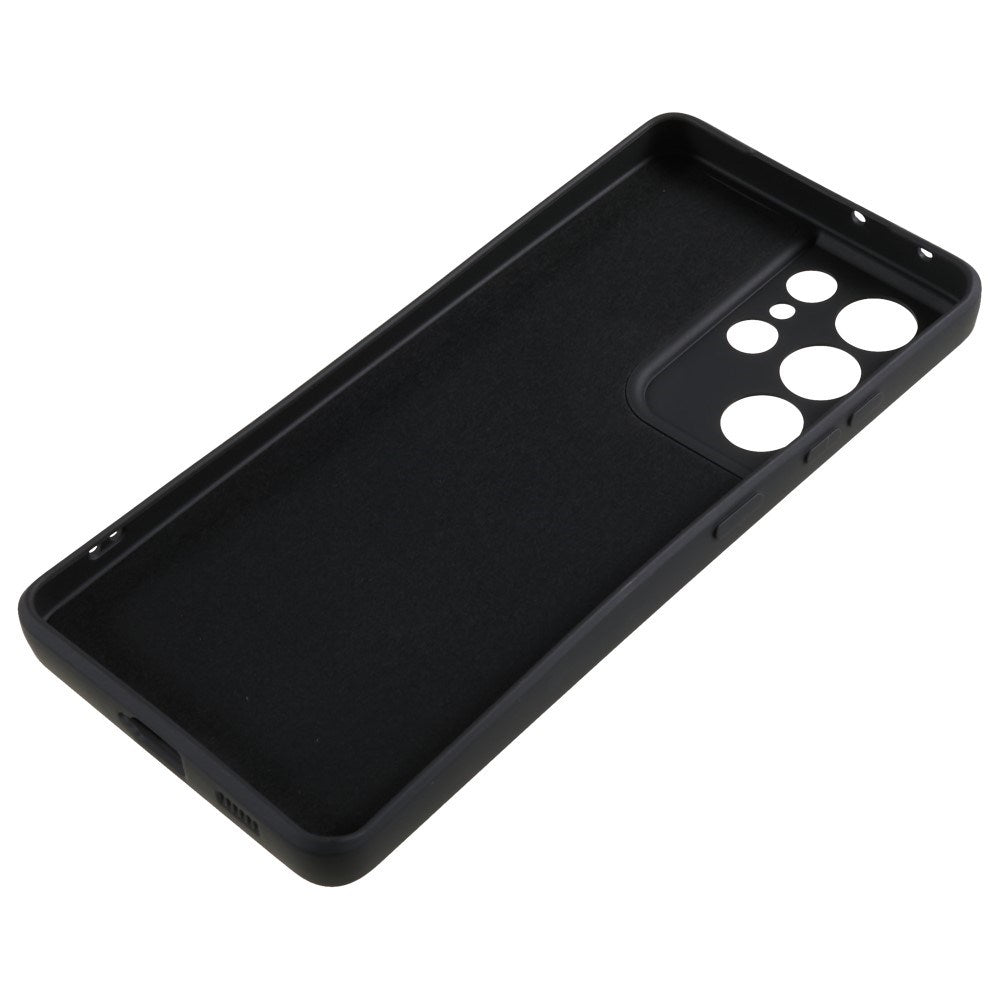 EIDERWOOD Samsung Galaxy S21 Ultra Fôret Fleksibelt Plast Deksel - Svart