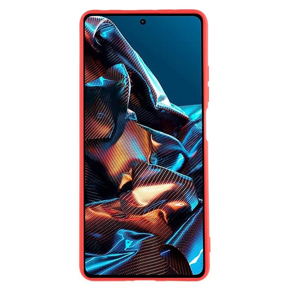EIDERWOOD Xiaomi Poco X5 Pro (5G) Fôret Fleksibelt Plast Deksel - Rød