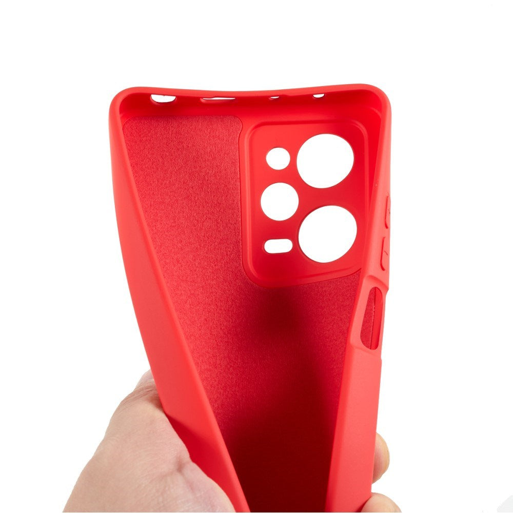 EIDERWOOD Xiaomi Poco X5 Pro (5G) Fôret Fleksibelt Plast Deksel - Rød