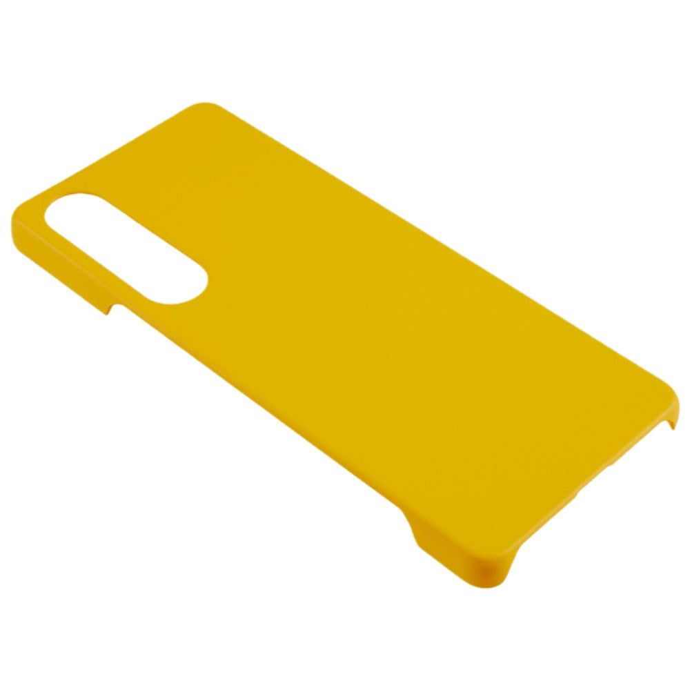 Sony Xperia 1 V Hard Plast Deksel - Gul