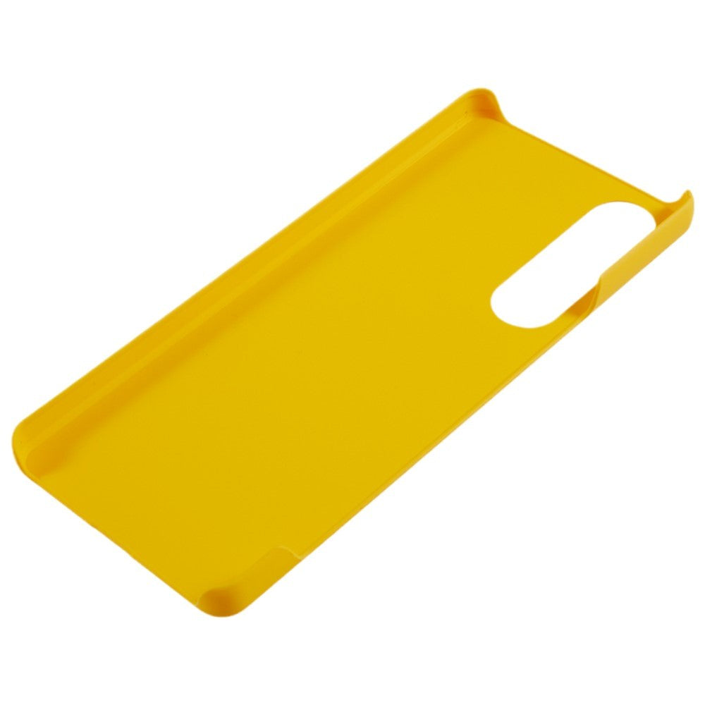Sony Xperia 1 V Hard Plast Deksel - Gul