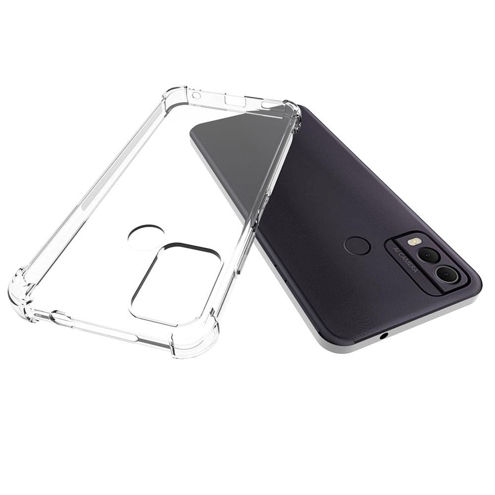 Nokia C22 Shock-Proof Fleksibelt Plast Deksel - Gjennomsiktig