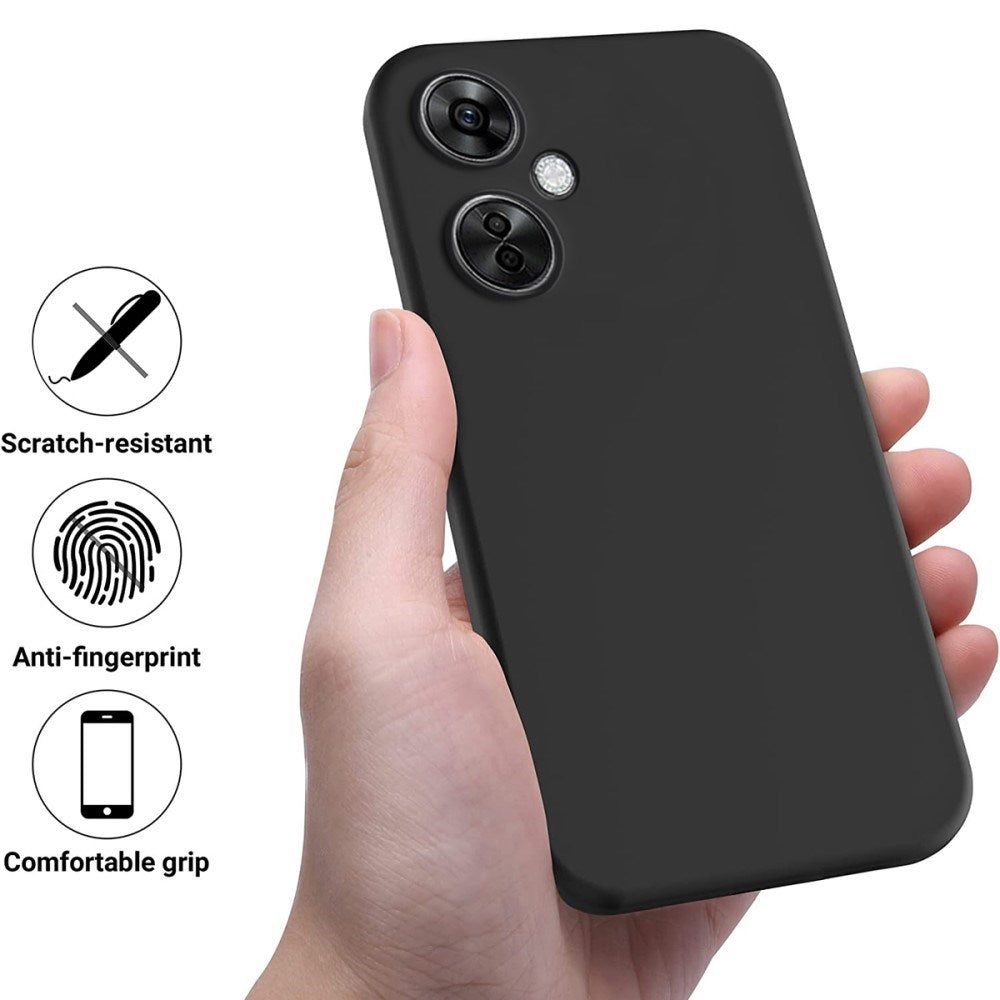 EIDERWOOD OnePlus Nord CE 3 Lite (5G) Foret Silikon Deksel med Stropp - Svart