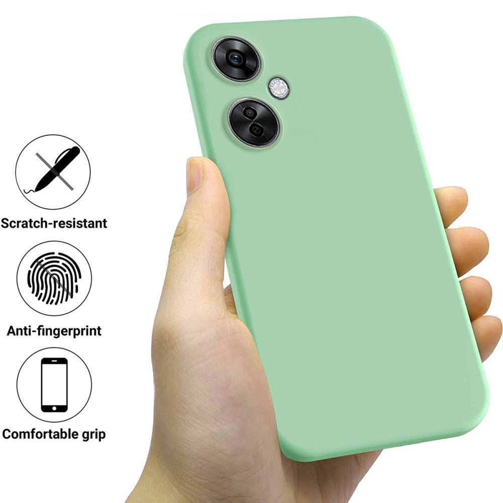 EIDERWOOD OnePlus Nord CE 3 Lite (5G) Foret Silikon Deksel med Stropp - Grønn
