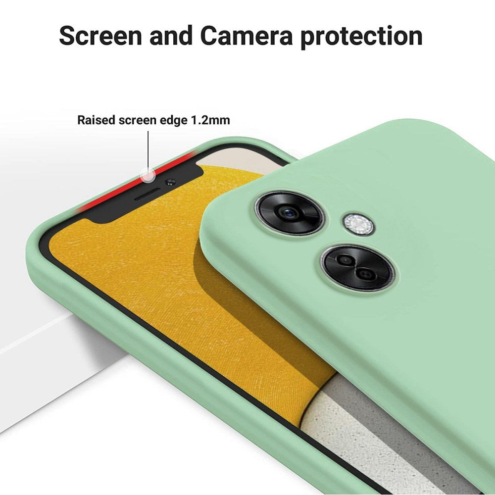 EIDERWOOD OnePlus Nord CE 3 Lite (5G) Foret Silikon Deksel med Stropp - Grønn