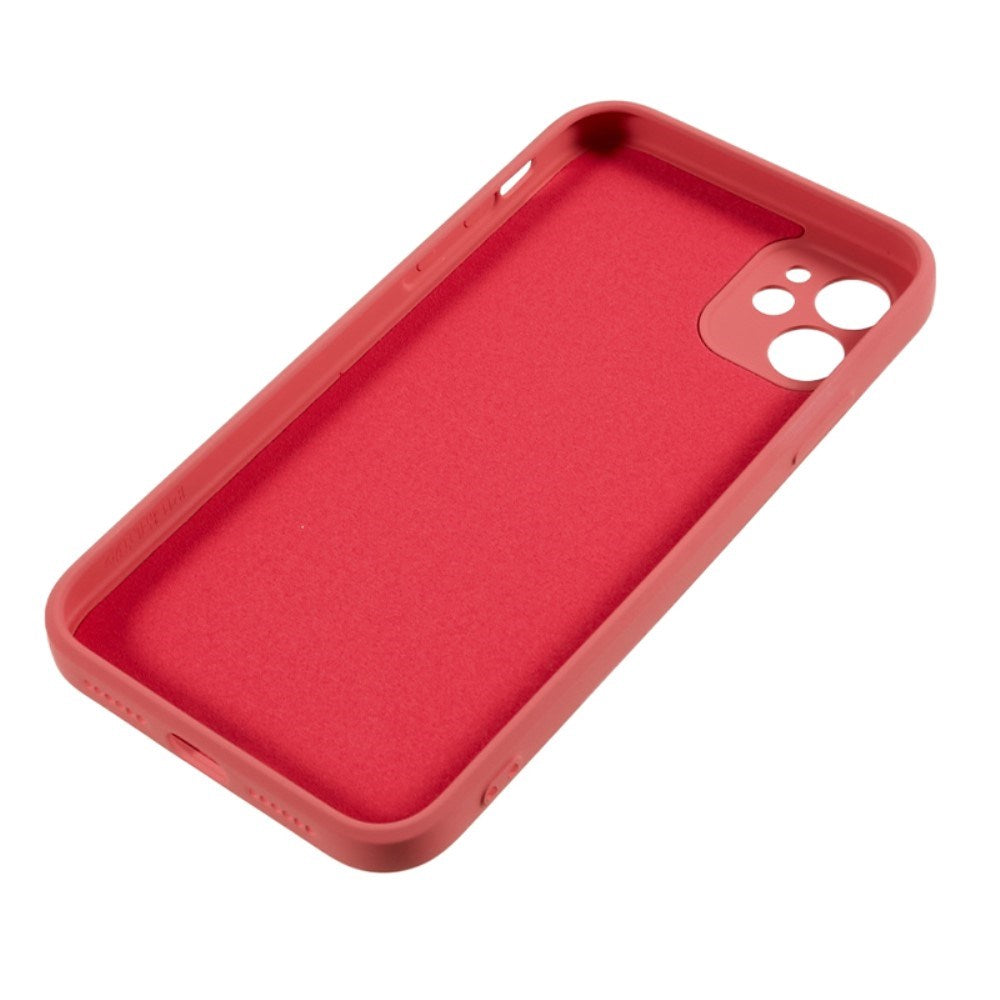 EIDERWOOD iPhone 11 Fôret Fleksibelt Plast Deksel - Mørk Rød