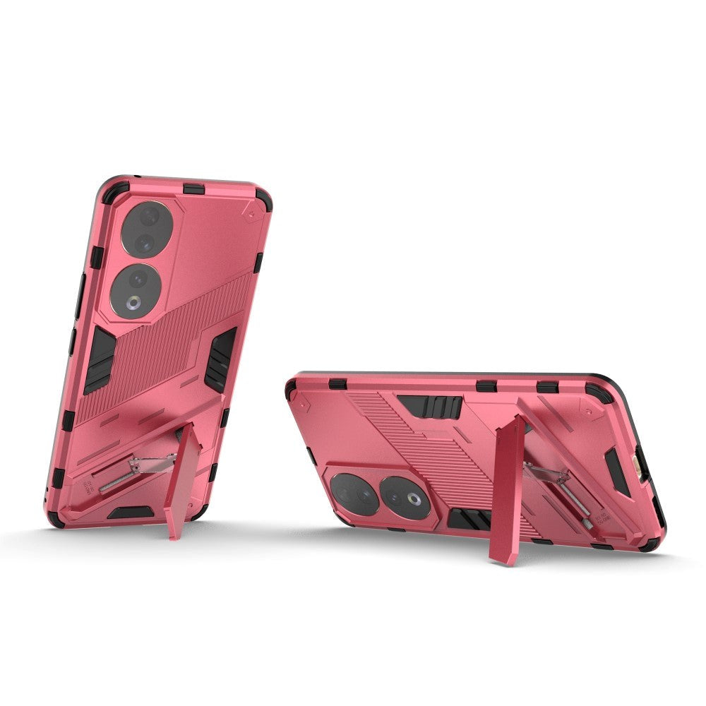 Honor 90 Hybrid Håndverker Deksel Med Kickstand - Rosa