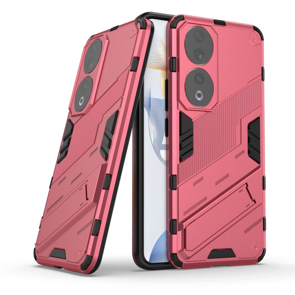 Honor 90 Hybrid Håndverker Deksel Med Kickstand - Rosa