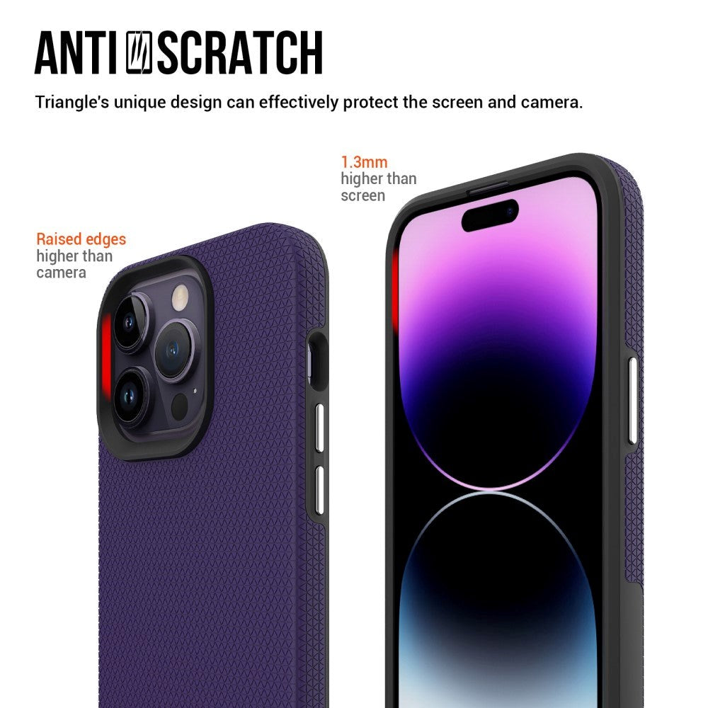 iPhone 15 Pro Max Håndverker Plastdeksel - Lilla