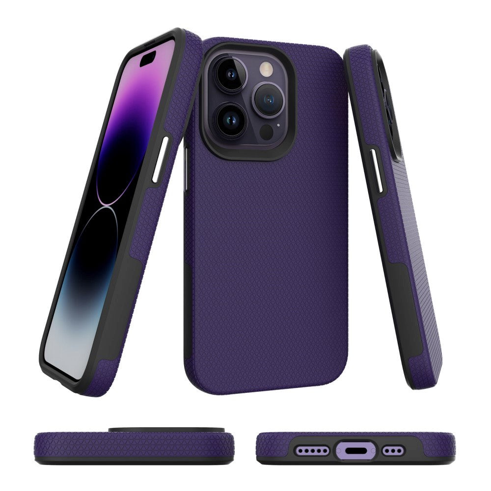 iPhone 15 Pro Max Håndverker Plastdeksel - Lilla