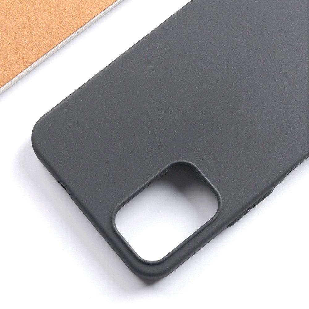 Nokia C32 Deksel i Matt Fleksibel Plast - Svart