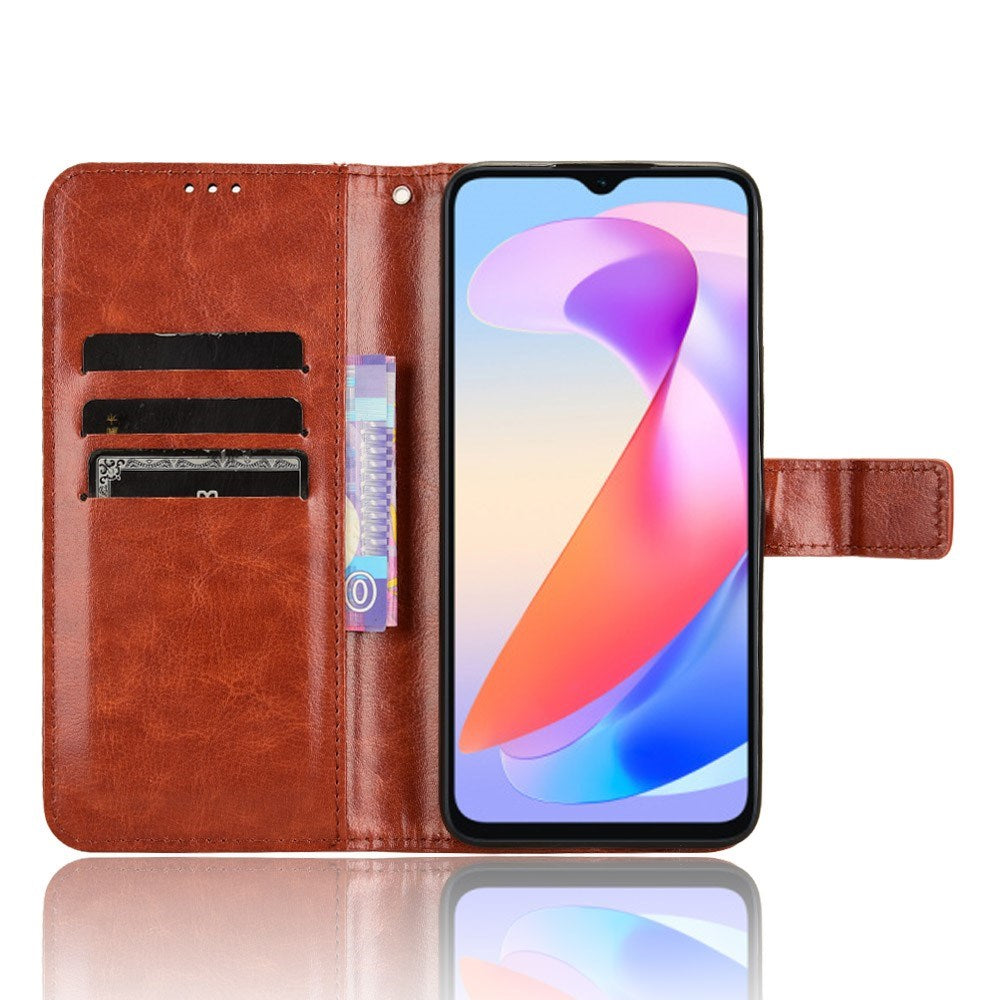 EIDERWOOD Honor X6a Kunstskinn Flip Deksel m. Strop - Brun