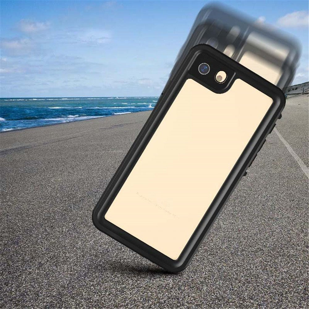 iPhone SE (2022 / 2020) / 8 / 7 Redpepper IP68 Vanntett Deksel - Svart / Gjennomsiktig