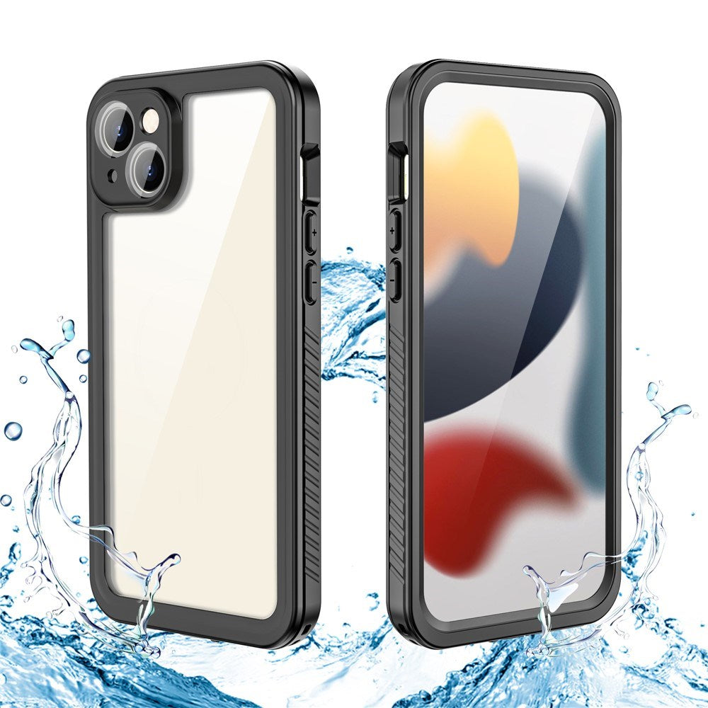 iPhone 15 Plus Redpepper IP68 Vanntett Deksel - Svart / Gjennomsiktig