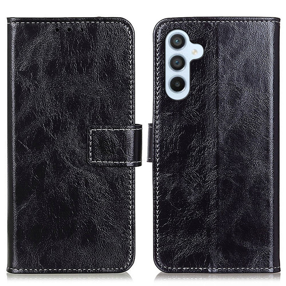 EIDERWOOD Samsung Galaxy S24+ (Plus) Kunstskinn Flip Deksel - Svart